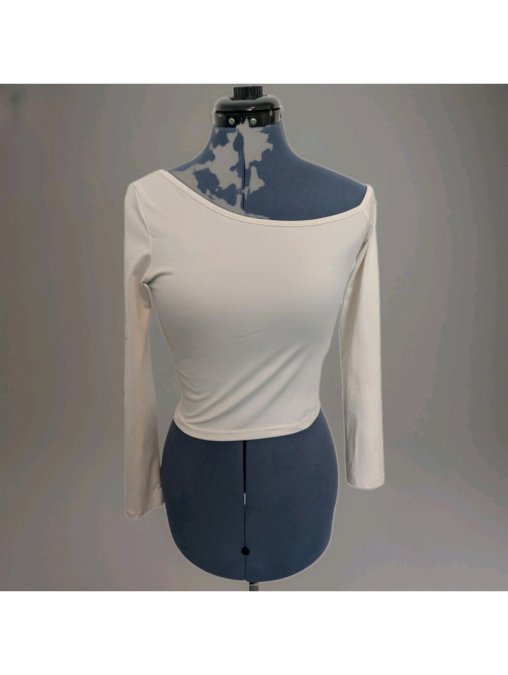 Dazy White Long Sleeve S Women's Top